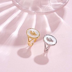 Кольцо-манжета из стерлингового серебра с родиевым покрытием JR898A