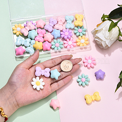 30шт 3 стиля кабошон из смолы&nbsp;CRES-YW0001-41