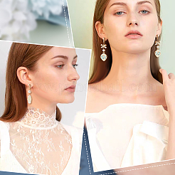 Латунные клипсы серьги KK-BBC0004-83