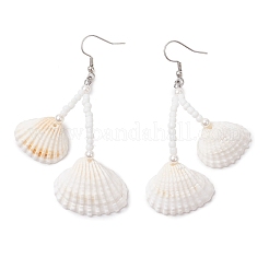 Серьги-подвески из хирургической нержавеющей стали 316 EJEW-TA00613