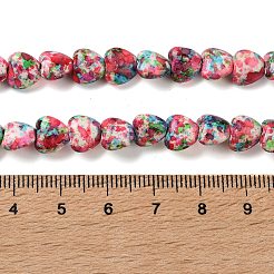 Нити из синтетических бирюзовых бусин&nbsp;TURQ-P002-01A-05