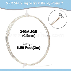 1pc 999 feine Silberdraht&nbsp;STER-BC0001-66A