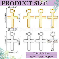 300 шт. 2 цвета подвески из сплава в тибетском стиле&nbsp;FIND-ME0001-56