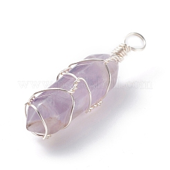 3шт натуральный аметист PALLOY-JF01208