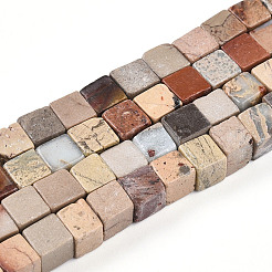 Натуральные бусины из аква терра яшмы&nbsp;G-T140-43A