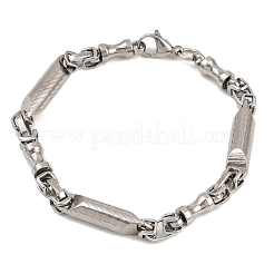 Женские браслеты-цепочки из нержавеющей стали 201 BJEW-B143-15P