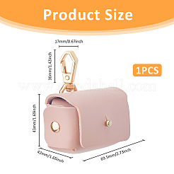 Портативный футляр для хранения сережек из искусственной кожи FIND-WH0152-608