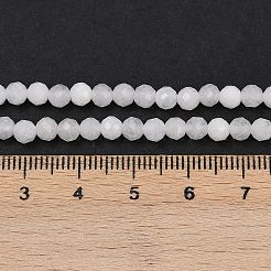 Бусины из натурального радужного лунного камня G-F798-A04-02