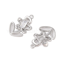 Латунь стекло кулоны KK-N254-50A-P