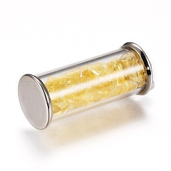 Pendentifs de bouteille de souhait en alliage et verre&nbsp;G-Z017-06