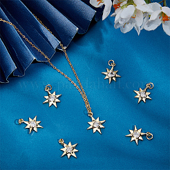 Подвески из кубического циркония с покрытием из латуни&nbsp;KK-BBC0017-07