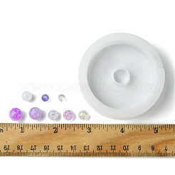 Наборы для изготовления браслетов из круглых акриловых бусин своими руками DIY-FS0007-02C