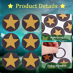 ПВХ пластиковые водонепроницаемые наклейки&nbsp;LS-DIY-WH0386-18A