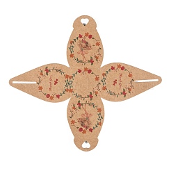 Scatola di carta kraft creativa pieghevole&nbsp;CON-B002-08A-02
