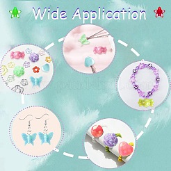 Непрозрачные акриловые бусины&nbsp;MACR-CJ0001-64