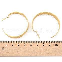 Латунь серьги EJEW-F273-10G