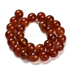 Крашеные природные сердолика бусы пряди G-G203-10N-14mm