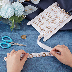 5 ярд хлопчатобумажной швейной ленты с металлическим кольцом DIY-OC0012-98