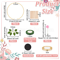 Искусственная роза из пенопласта AJEW-OC0004-66