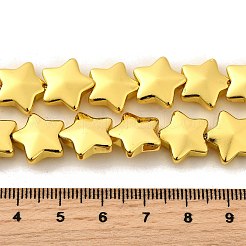 Стеклянные бусины с гальваническим покрытием &nbsp;X-EGLA-V001-03C