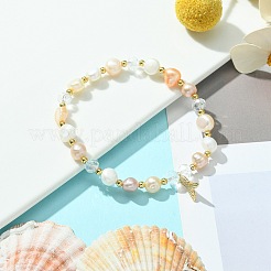 Шарм браслеты BJEW-JB04925-07