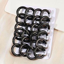 Серьги-кольца из нержавеющей стали 202 для полировки EJEW-M106-02EB-06