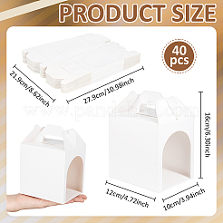 Kraftpapier-Faltschachteln für Haustiergeschenke&nbsp;CON-WH0089-238A