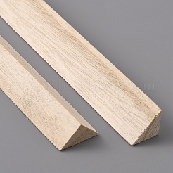 Bâtons de bois triangulaires&nbsp;DIY-WH0304-546E