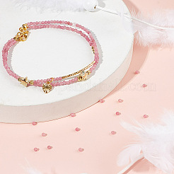 2 нити натуральных розовых турмалиновых бусин G-OC0005-31