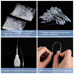 400шт 2-х видов пластиковый резиновый шланг для дозирования клея TOOL-PH0001-71