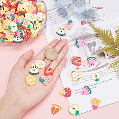 220шт 11 стиля кабошонов из полимерной глины ручной работы CLAY-AR0001-08