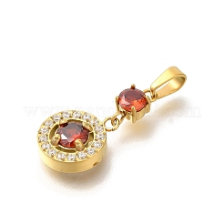 Ионное покрытие (ip) 304 нержавеющая сталь микропаве кубический цирконий подвески&nbsp;STAS-H228-03G-03