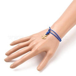 Браслеты шарма сплава якоря BJEW-JB05516-M