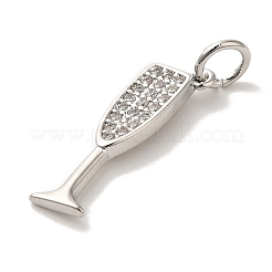 Кубические подвески из латуни с микропаве KK-U027-07P-02