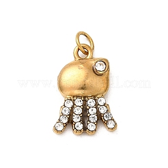 Подвески из нержавеющей стали 304 со стразами STAS-B097-06G