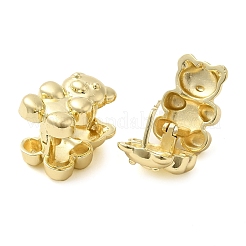 Латунные серьги обруча EJEW-M225-02G