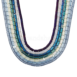 7 fili 7 fili di perle di vetro placcato stile&nbsp;EGLA-YW0001-24