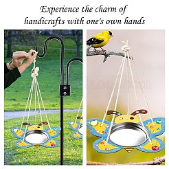 Незаконченные деревянные наборы кормушек для домашних животных в форме бабочки своими руками для детских поделок&nbsp;ST-CJ0009-3