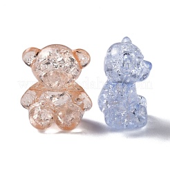 Прозрачные акриловые бусины с кракелем OACR-G033-05D