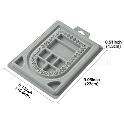 Пластиковые флокированные дизайнерские доски из бисера ODIS-YW0001-02