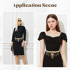 Ремни-цепочки с подвесками из сплава FIND-WH20010-07B