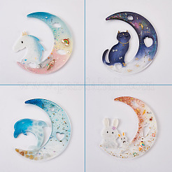 Силиконовые Молды для подвески луны&nbsp;DIY-TA0003-26