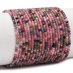 Fili di perle di tormalina multicolore naturale&nbsp;G-I289-05