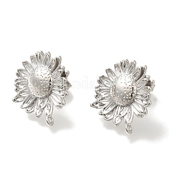 Серьга-гвоздик из латуни EJEW-H016-39P