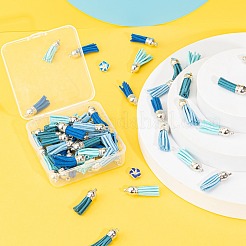 60 шт. 4 цвета искусственная замша подвеска с кисточкой украшения&nbsp;FIND-LS0001-04A