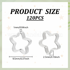 120шт стойка с покрытием латунные бусины рамки KK-PH0010-78S