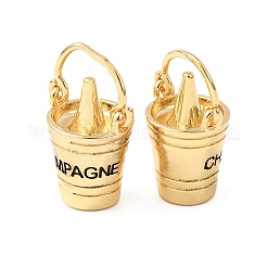 Colgantes de esmalte de latón&nbsp;KK-CJCF389-01G-RS