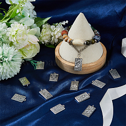 60pcs 10 pendentifs en alliage de style tibétain&nbsp;TARO-DC0001-01AS