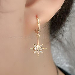 Orecchini a cerchio in argento sterling star s925&nbsp;HL7494-1