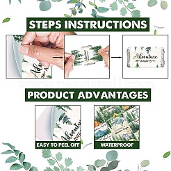 Самоклеящаяся мини-обертка для конфет из листовой бумаги DIY-WH0604-018